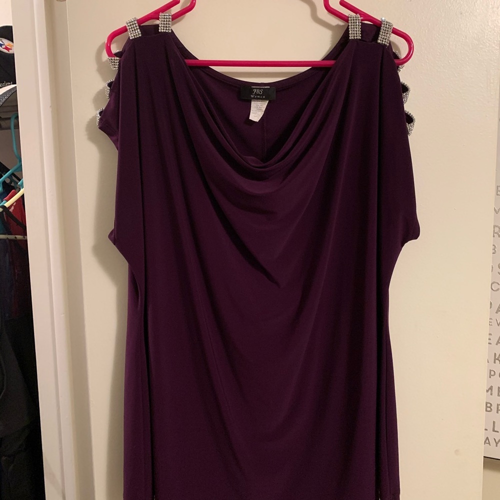 Dark Purple Blouse